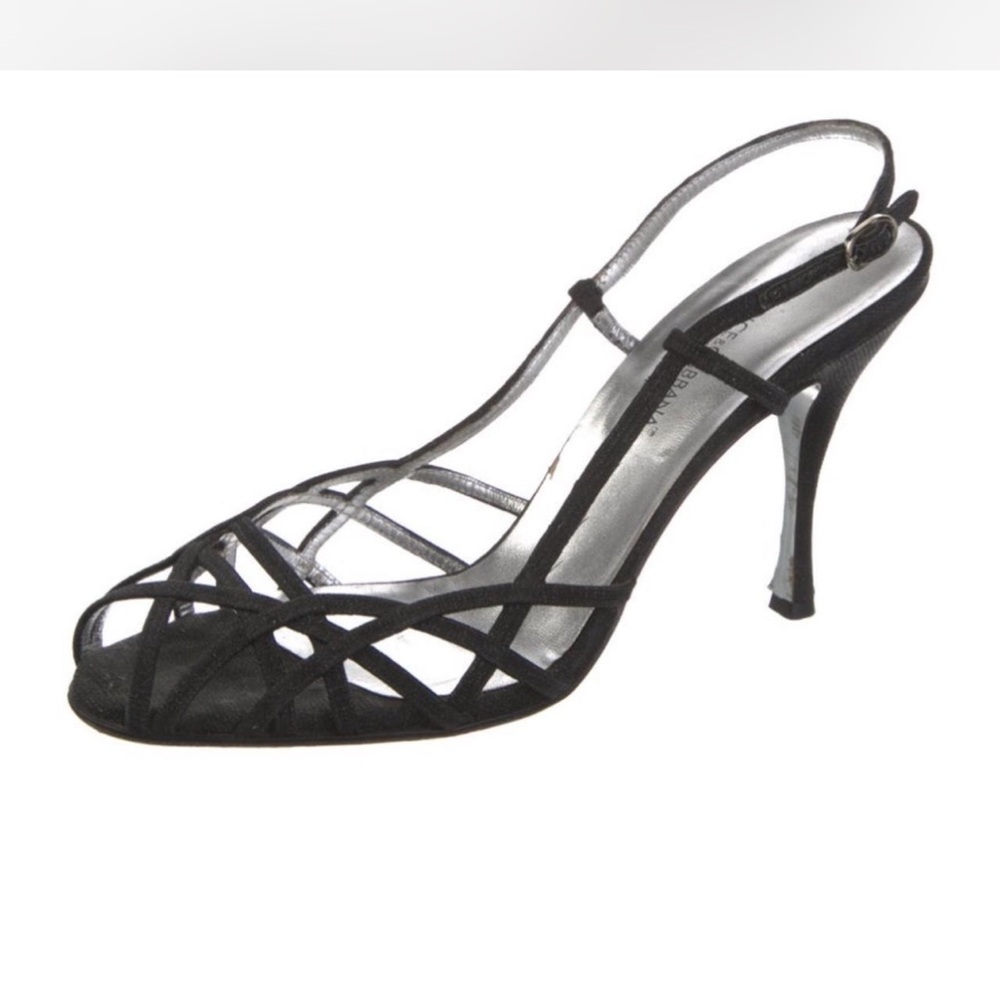 Dolce & Gabbana Black Strappy Heels